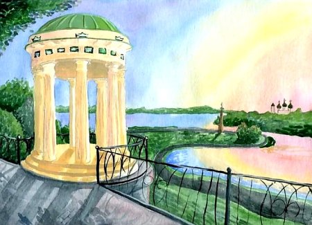 Ротонда Волжский рисунок