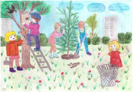 Рисунок добрые дела