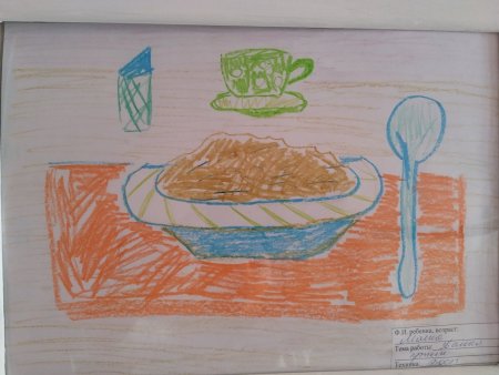 Рисование на тему каша
