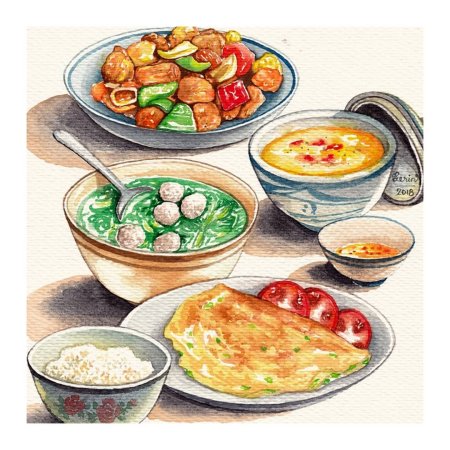 Еда иллюстрация