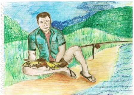 Рисунок на тему мой папа самый самый