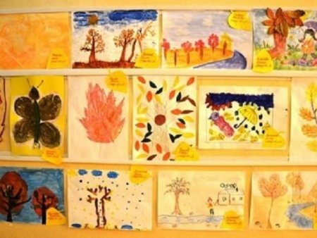 Выставка рисунков Золотая осень