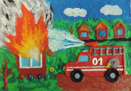 Рисунок на тему пожарная безопасность