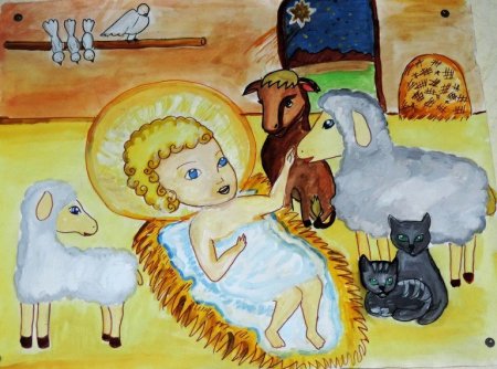 Рождество рисунок