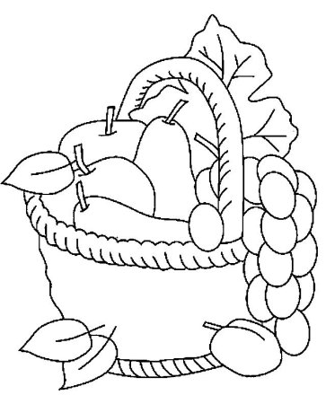 Натюрморт раскраска