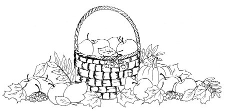 Натюрморт раскраска для детей 3-4 лет