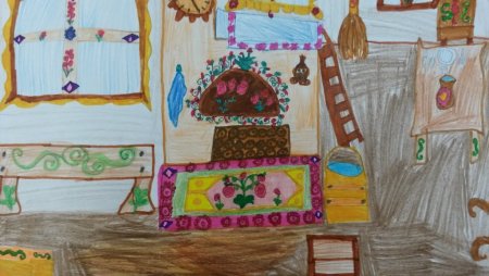 Внутреннее убранство русской избы