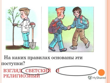 Взгляд Светский и религиозный