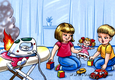 Пожар для детей