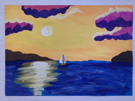 Рисуем море с детьми