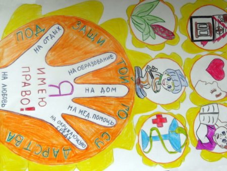 Рисунок на тему Конституция глазами детей