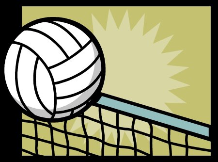 Волейболист карандашом