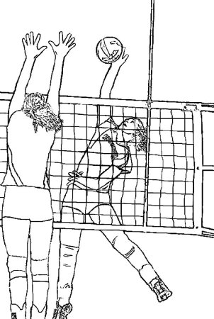 Волейбол рисунок