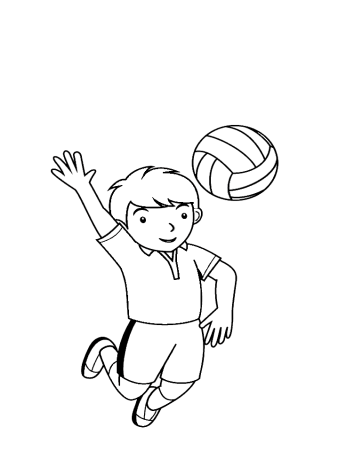 Мяч раскраска