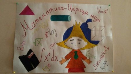 Плакат математика-царица НАУ