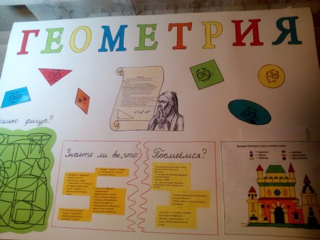 Плакат на тему геометрия