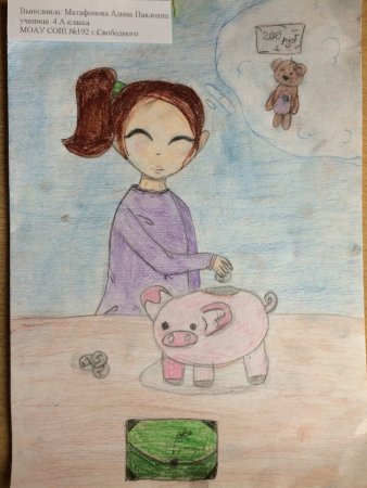 Рисование по теме финансовая грамотность