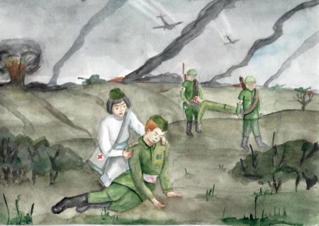 Рисунок на тему Отечественная война