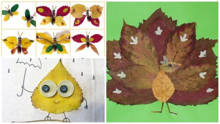Аппликация на тему осень
