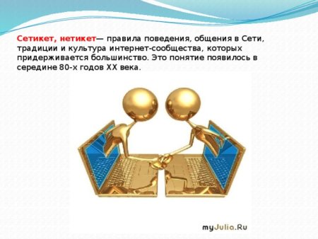 Сетевой этикет презентация