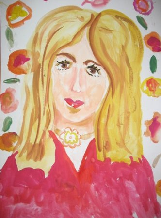 Портрет мамы рисунок