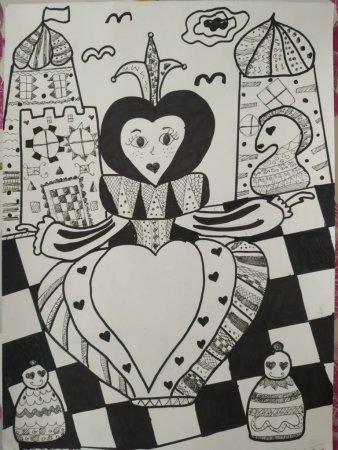 Конкурс шахматное королевство детский рисунок