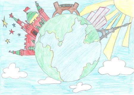 Рисунок на тему путешествие