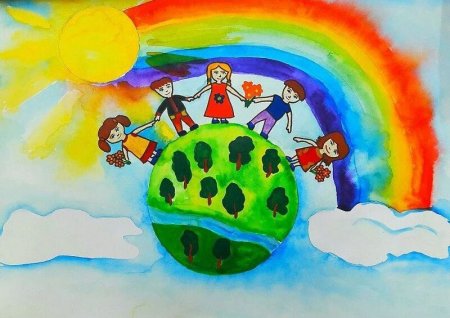 Рисунок на тему день защиты детей