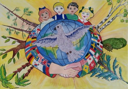 Рисунок на тему многонациональная Россия