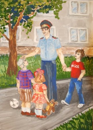 Полицейский рисунок