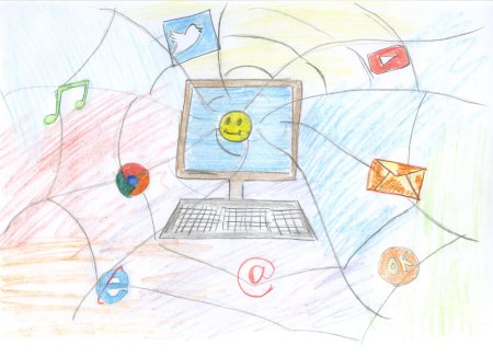 Безопасность в сети интернет рисунок