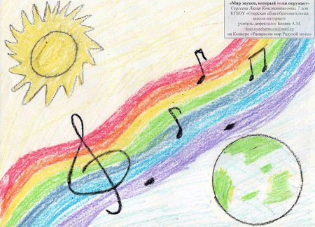 Рисунок звучащая природа