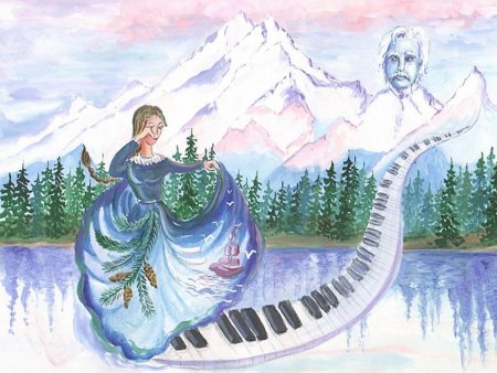 Паустовский корзина с еловыми шишками