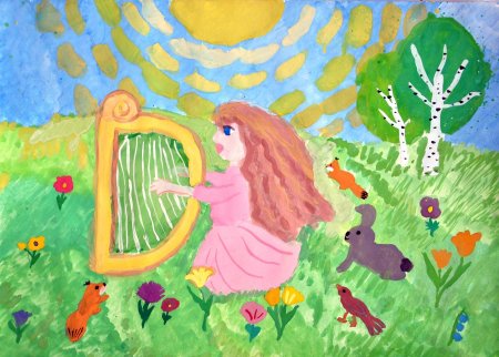 Рисунок на тему звучащая природа