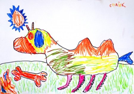 Невиданное животное рисование