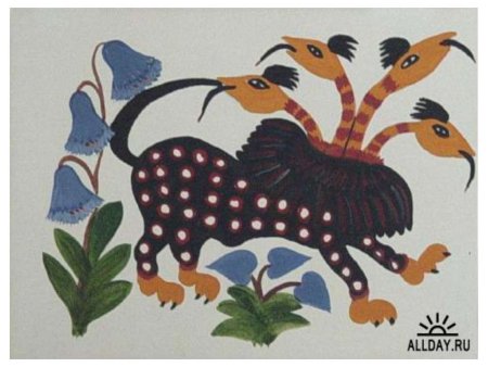 Рисунок невиданного животного