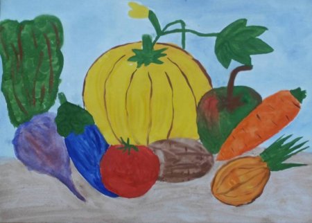 Натюрморт аппликация