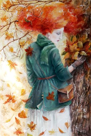 Художник Яна Фефелова осень