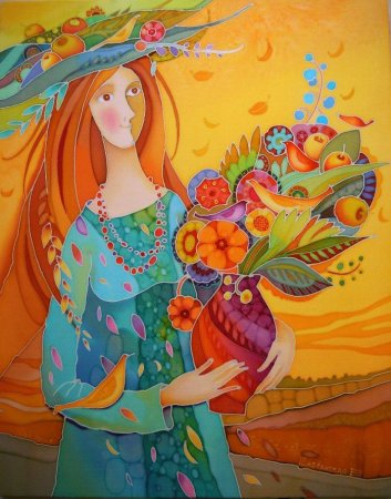 Батик Елена Шафранская батик