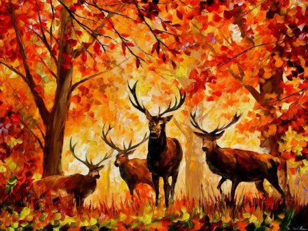 Леонид Афремов олени