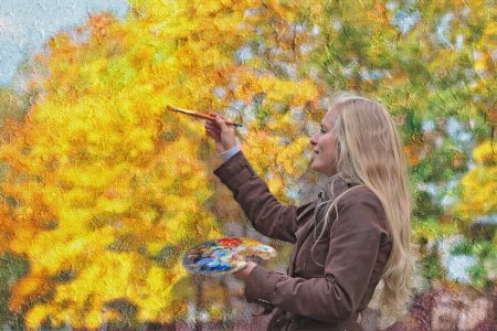 Осень художник