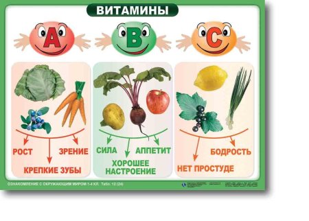 Иллюстрации с изображением продуктов питания
