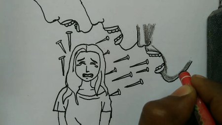 Рисунок на тему буллинг