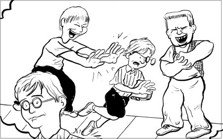 Буллинг раскраска