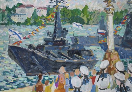 Рисунок город герой Севастополь