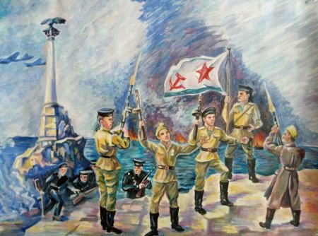 Освобождение Севастополя рисунки
