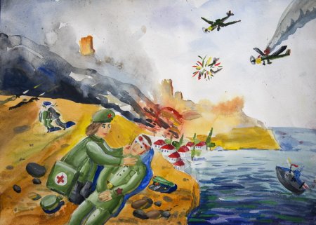 Битва за Севастополь рисунки