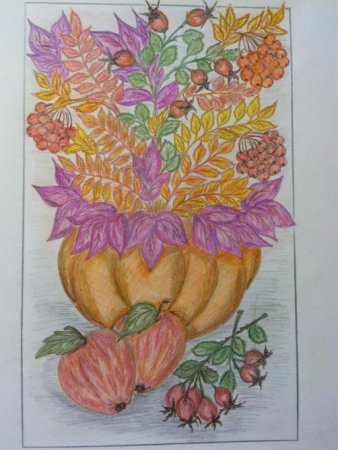 Рисование дары осени