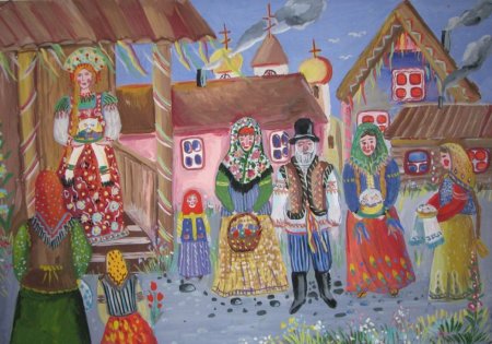 Ярмарка рисунок