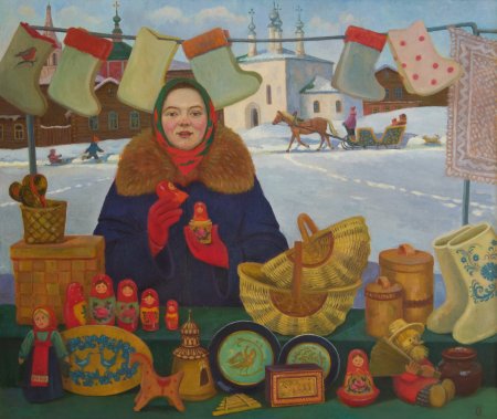 Раскраска ярмарка